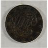 Image 1 : 1860 3 CENT SILVER XF-AU NICE