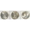 Image 1 : ( 3 ) NICER BU PEACE SILVER DOLLARS