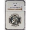 Image 1 : 1953 proof Franklin half $  NGC PF65  est $140-$150