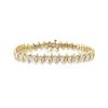 Image 1 : Natural 1.0 ctw Diamond Bracelet 10K Yellow Gold