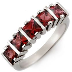 Genuine 1.50 ctw Pink Tourmaline Ring 10K White Gold