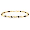 Image 1 : Genuine 3.42 ctw Sapphire & Diamond Bracelet 10K Gold