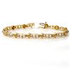 Image 1 : Natural 0.65 ctw Diamond Bracelet 10K Yellow Gold