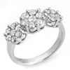 Image 1 : Natural 1.25 ctw Diamond Ring 14K White Gold