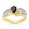 Image 1 : Genuine 1.40 ctw Sapphire & Diamond Ring Yellow Gold