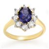 Image 1 : Genuine 1.75 ctw Kyanite & Diamond Ring 14k Gold