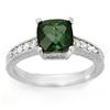 Image 1 : Genuine 2.25 ctw Green Tourmaline & Diamond Ring Gold