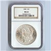 Image 1 : 1885 Morgan Silver Dollar MS63 NGC Certified - N1885