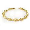 Image 1 : Genuine 5.4 ctw Aquamarine Bracelet 10K Yellow Gold
