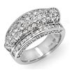 Image 1 : Natural 2.0 ctw Diamond Bridal Ring 14K White Gold