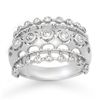 Image 1 : Natural 0.83 ctw Diamond Ring 14K White Gold