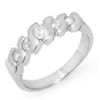 Image 1 : Natural 0.50 ctw Diamond Ring 14K White Gold