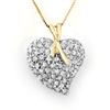 Image 1 : Natural 1.0 ctw Diamond Pendant 10K Yellow Gold