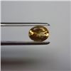 Image 1 : Loose Natural Citrine Oval 11mm x 9mm LIGHT ORANGE color tone