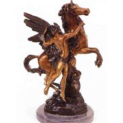 "Pegasus" Bronze Sculpture - Picault