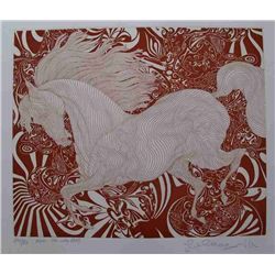 Azoulay "Along The Way" Etching