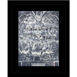 Antique Gallery Stamped Lithograph