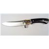Image 2 : COLT HUNTING KNIFE W/ STAG AND BLACK WOOD HANDLE AND SHEATH
