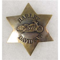 HARLEY DAVIDSON HD MOTORCYCLE BADGE