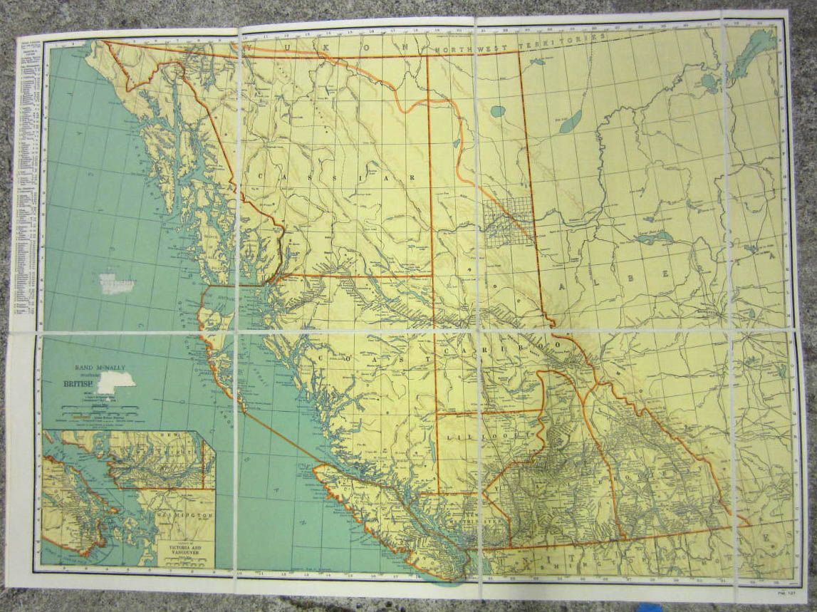 LOT OF 4 HARLEY DAVIDSON HD SALESMAN TERRITORY MAPS