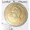 Image 1 : ALABAMA'S FIGHTING GOVENOR *GEORGE C. WALLACE GOLD PLATED COIN *RARE HARD TO FIND NICE COIN*!!