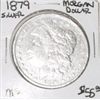 Image 1 : 1879 MORGAN SILVER DOLLAR RED BOOK VALUE IS $55.00 *RARE MS HIGH GRADE*!!