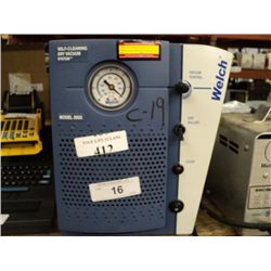 WELCH 2025 SELF CLEANING DRY VACUUM SYSTEM