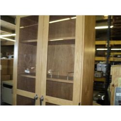 WOOD & GLASS CABINET