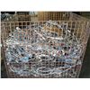 Image 1 : BASKET: WIRE, CABLE, 938 POUNDS GROSS ~ CONTENTS