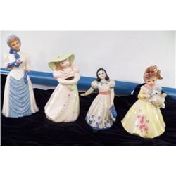 Seet of 4 Vintage Figurines