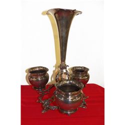 Epergne Silver Plate Marked