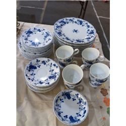 Royal Meissen Blue Floral China Diner Ware