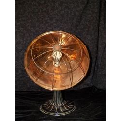 Vintage Copper Dominion Deluxe Heater W/Cord approx 13" x H 18"  Copper Heater