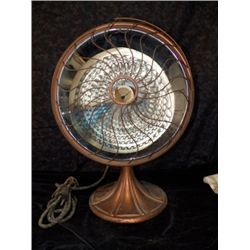 Art Deco Electric Heater With Cord approx h 18" X 13" Wide