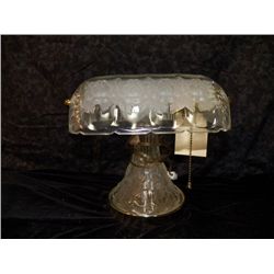 Rose Crystal Desk Lamp approx 10" x H 12"