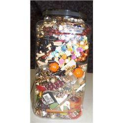Large Jar of Costume Jewelry