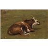 Image 1 : Edwin Lord Weeks - Study of a Brown and White Cow (formerly Study of Cow)