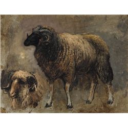 Edwin Lord Weeks - Study of a Ram