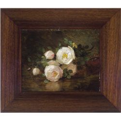 Anna Eliza Hardy - Roses Reflected on a Table
