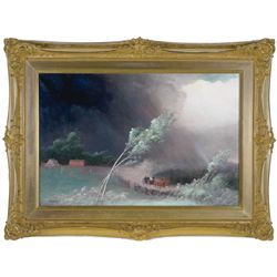 William Formby Halsall - Racing the Storm