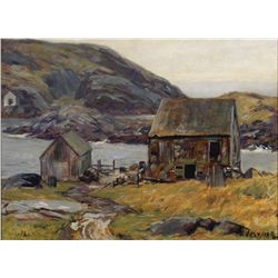 Wilson Henry Irvine - Early Evening, Monhegan Harbor