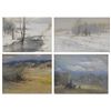 Image 1 : William Partridge Burpee - A Quartet of Seasonal Landscapes
