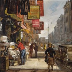 Joseph Sheppard - Orchard Street, Lower East Side, ca. 1959