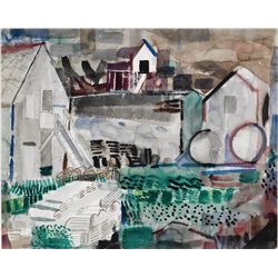 Henry Kallem - Lobster Traos and Buoys, Monhegan