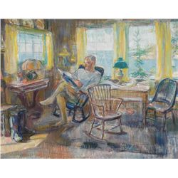 Mary Townsend Mason - WCM–Boots Off, 1936, Monhegan