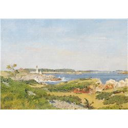 John Bradley  Hudson - View of Casco Bay