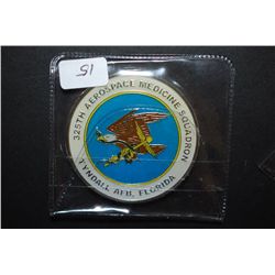Tyndall AFB Florida 325th Aerospace Medicine Squadron Military Challenge Coin; EST. $5-10