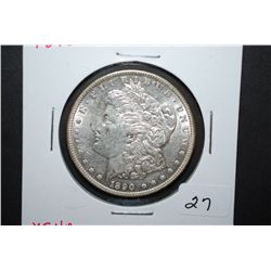 1890 US Silver Morgan $1; XF40; EST. $35-45