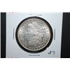 Image 1 : 1890 US Silver Morgan $1; XF40; EST. $35-45
