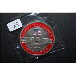 Merry Christmas From Lackland AFB San Antonio TX Military Holiday Coin; Celebrating The Holidays-BMT